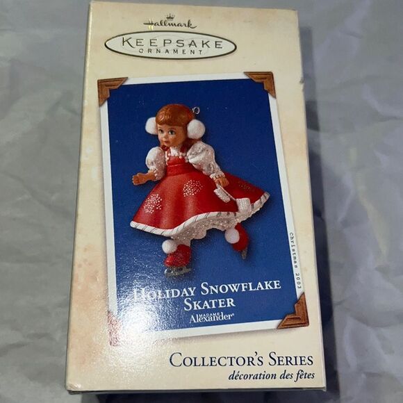Hallmark Ornament ALEXANDER HOLIDAY SNOWFLAKE SKATER - New In Box - Picture 1 of 4